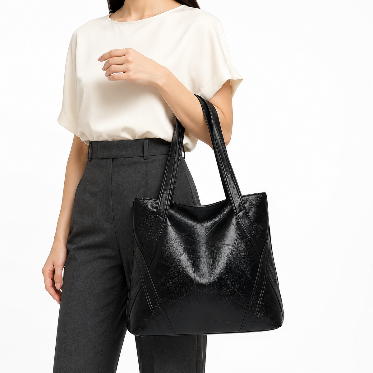 Baggiana© Chevron Leather Bag